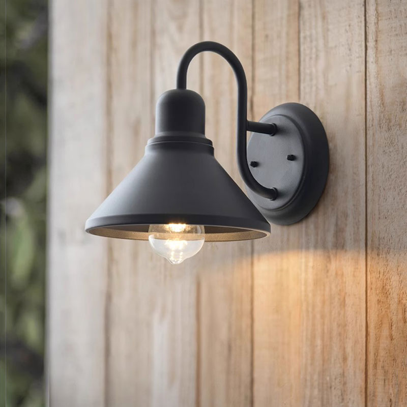 Outdoor Lighting Lux - Wasserdichte Außenwandleuchte, amerikanischer Industrie-Innenhof, Balkon, Eingang,
