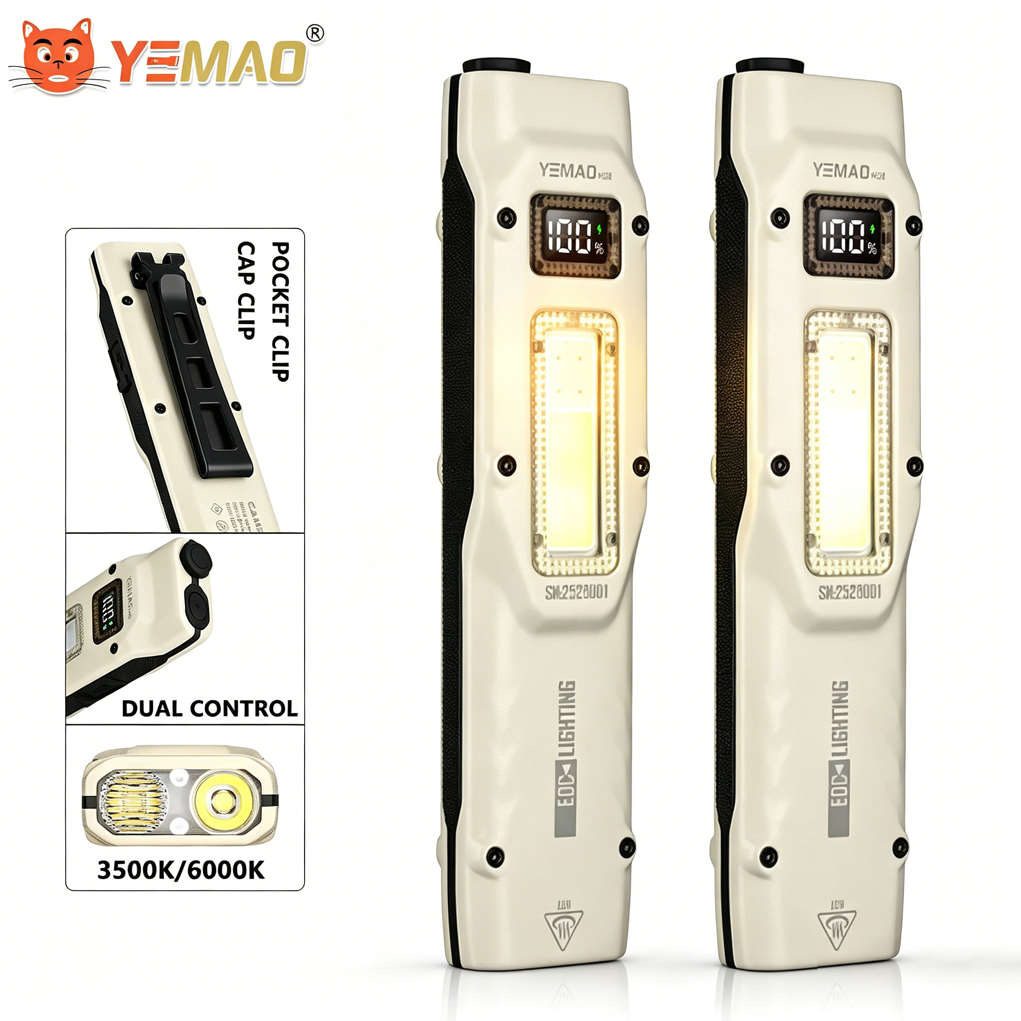 Outdoor Lighting Lowes - Tragbare 880LM YEMAO M28 Ultradünne taktische