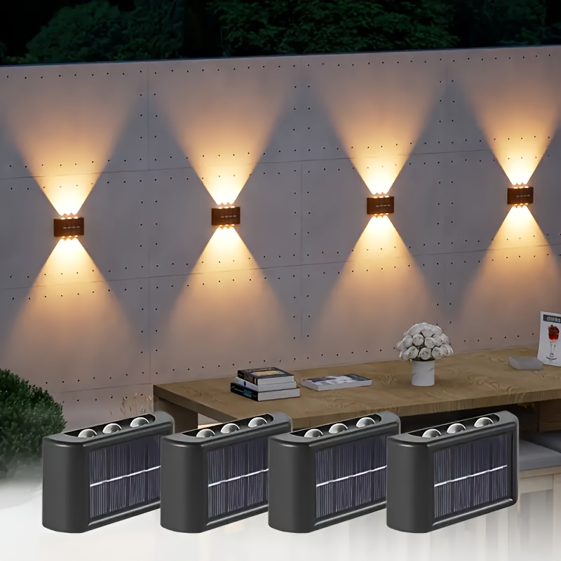 Outdoor Lighting Lux - LED Solarleuchte für Außen, Wasserdichte Solar-Wandlampe