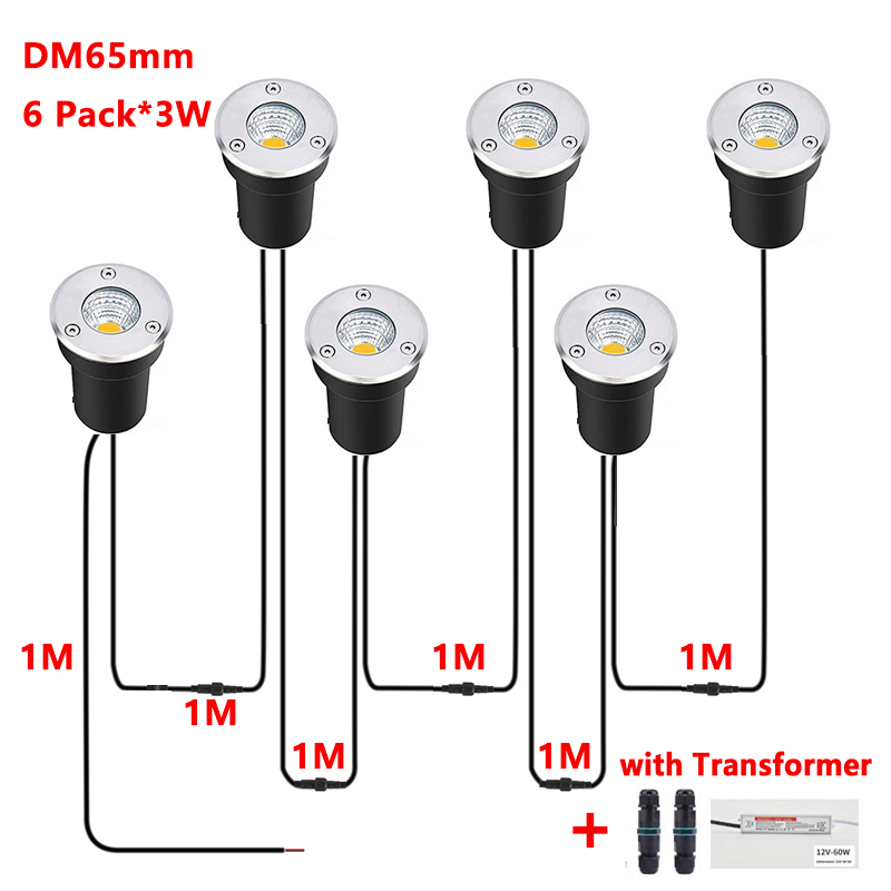 Ground Light Recessed - IP67 Wasserdichtes LED-Bodeneinbaulicht DC12V Niederspannung mit