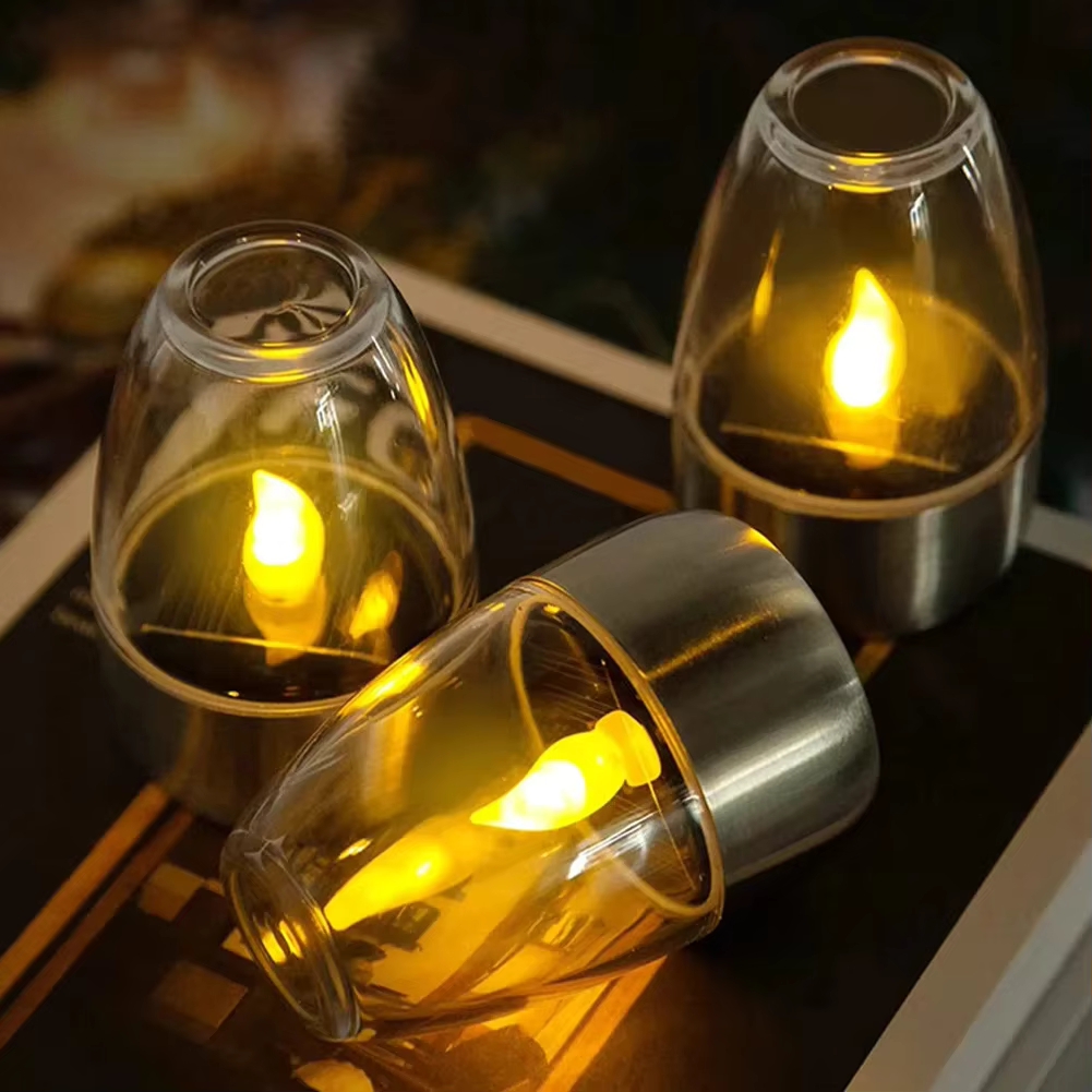 Halo Outdoor Lighting - LED Edelstahl Solar Kerze Lichter Außenterrasse