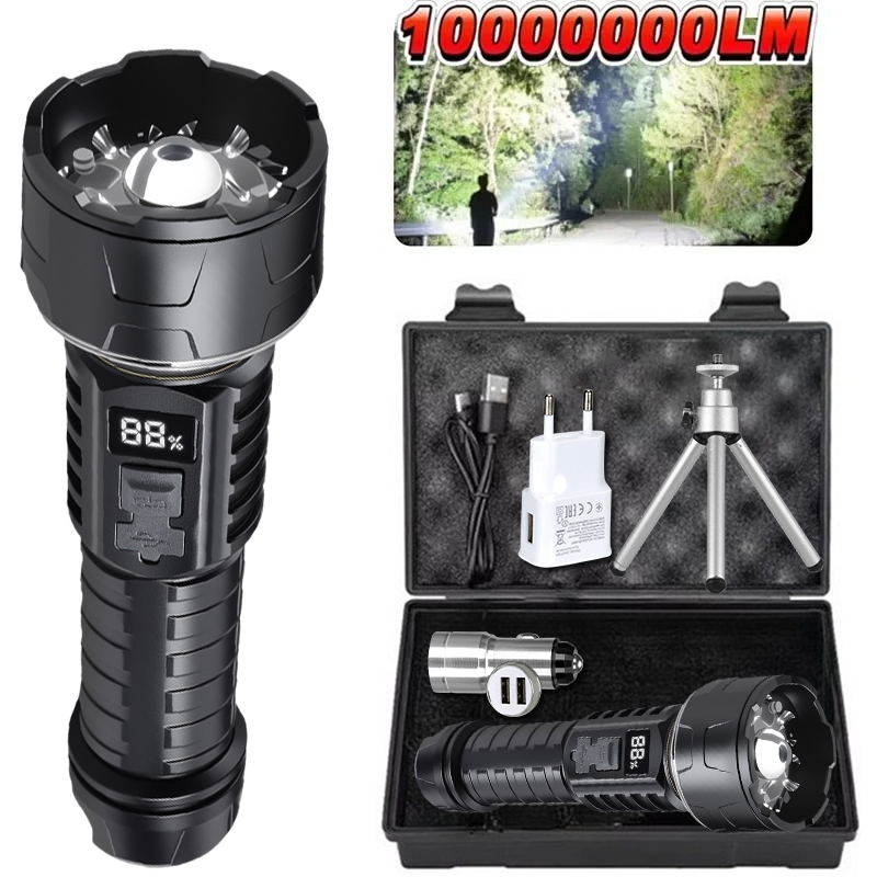 Outdoor Lighting Lowes - COB LED Taschenlampe Wiederaufladbare Laterne 7-core