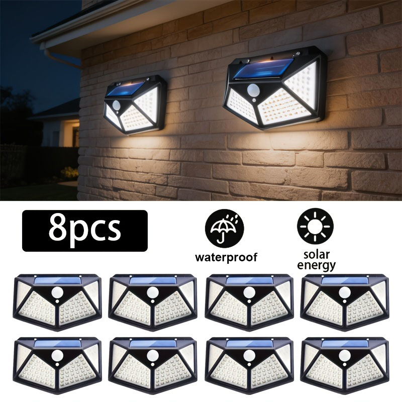 Outdoor Lighting Lux - 1~8 Stück 100LED Solarleuchten mit 270
