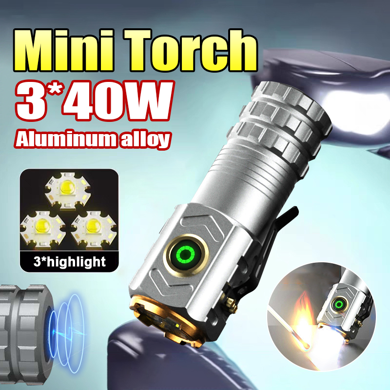 Outdoor Lighting Lowes - super leistungsstarke Spotlight-Zündungs-Taschenlampe, Mini-Taschenlampe, starker Magnet,