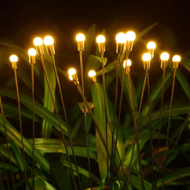 Halo Outdoor Lighting - Solare Außenwegbeleuchtung Wasserdicht 6/8/10 Köpfe LED-Betriebene
