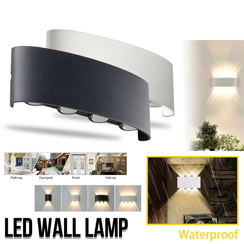 Outdoor Lighting Lux - Moderne Led Wand Lampe Outdoor Treppen