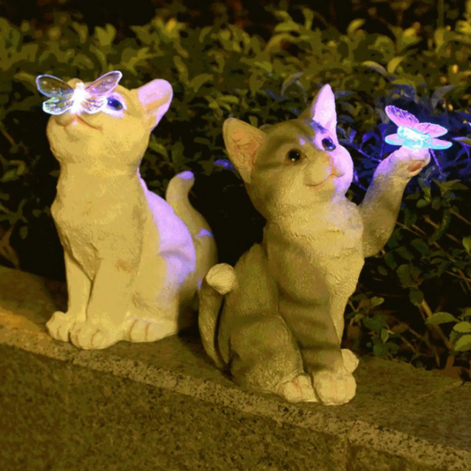 Outdoor Lighting Traditional - Outdoor Katze Skulptur Figur Anhänger Garten