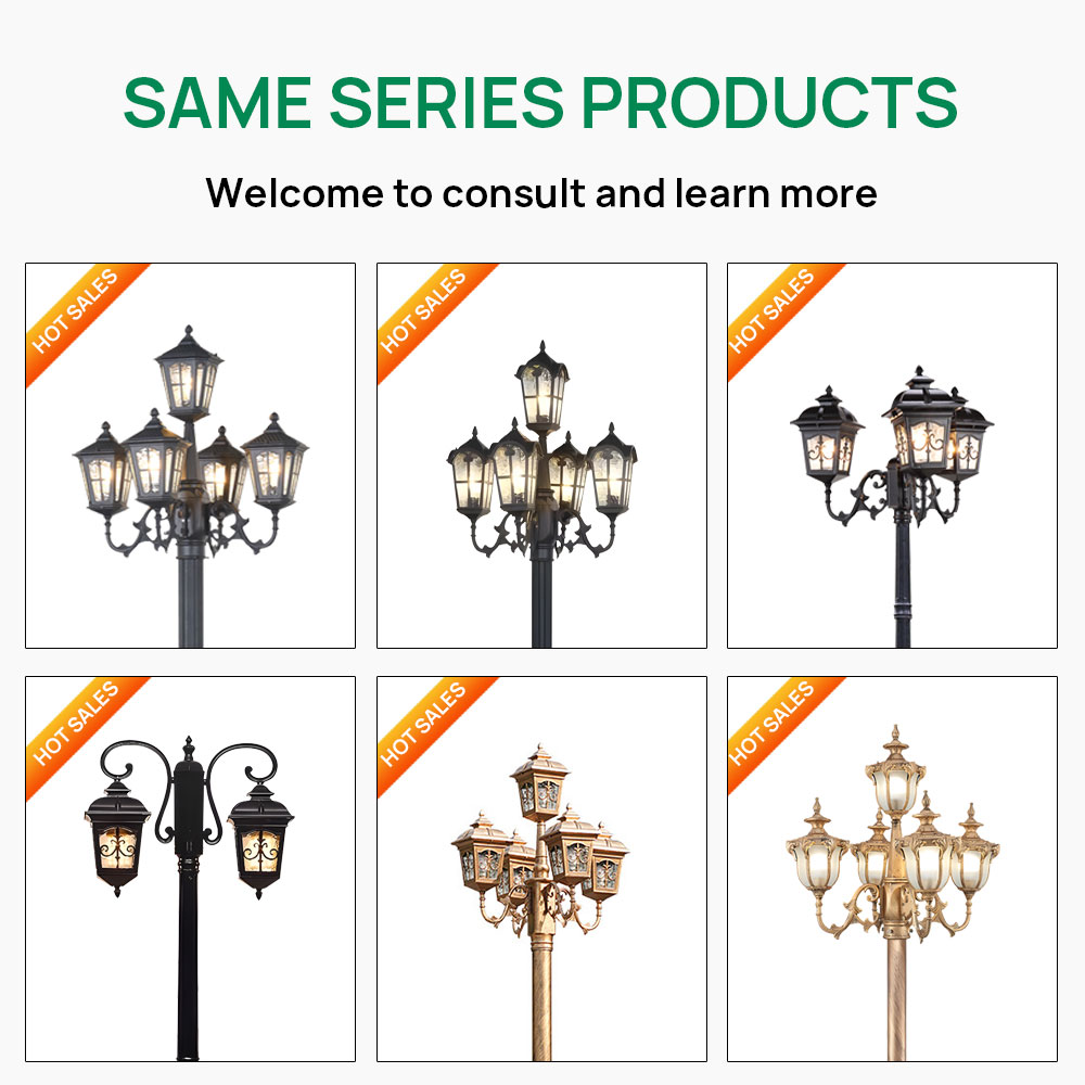 Passen Sie die 5-Kopf-Klassike – Outdoor Lighting Poles Bewertung und Preis