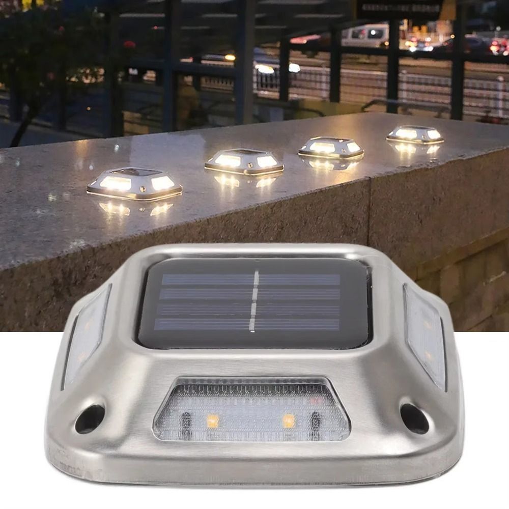 4 Stück 8 LED Solar-Bodenleuch – Ground Light Recessed Bewertung und Preis
