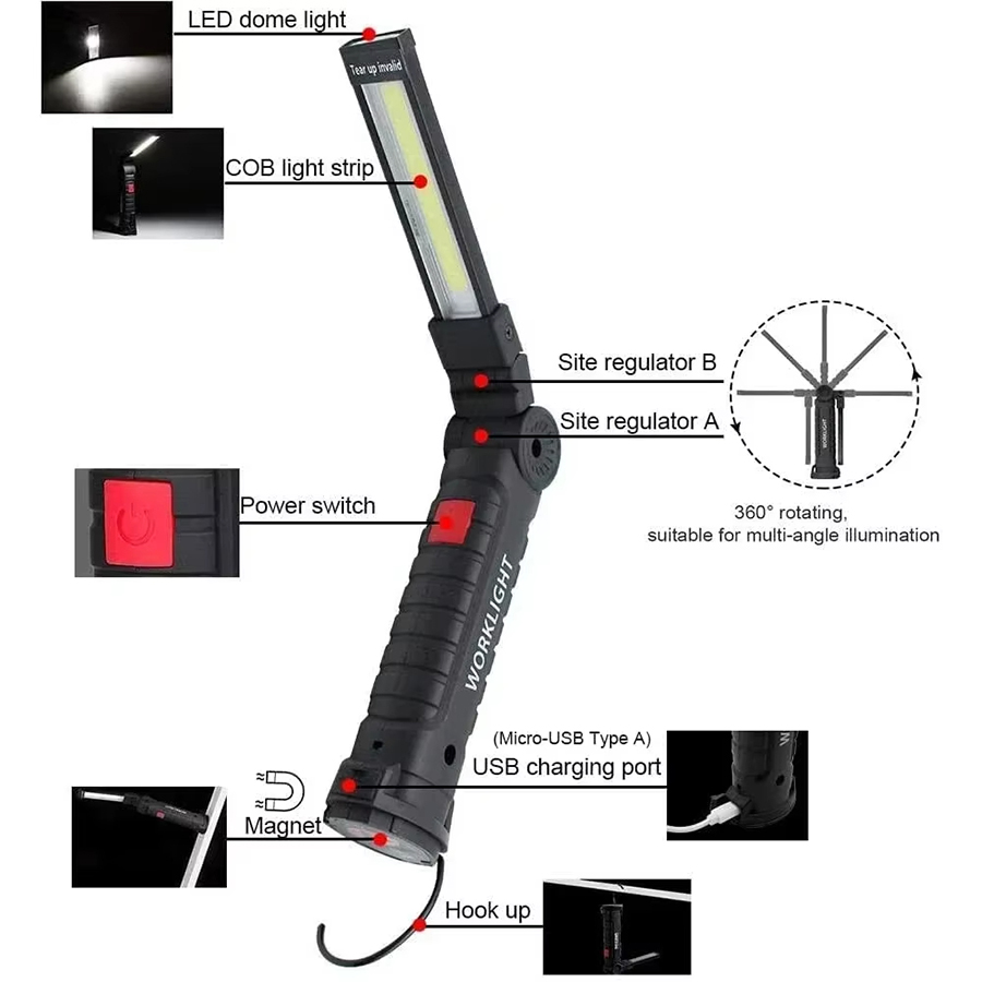Tragbare LED-Taschenlampe mit  – Outdoor Lighting Lowes Bewertung und Preis