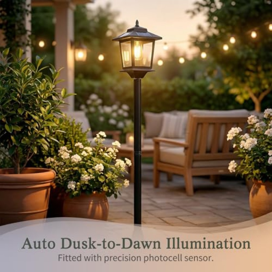 Solar-Pfostenleuchten für den  – Outdoor Lighting Poles Bewertung und Preis