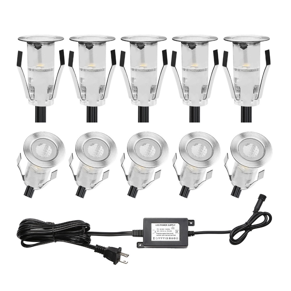 10PCS LED Mini Deck Licht IP67 – Ground Light Recessed Bewertung und Preis