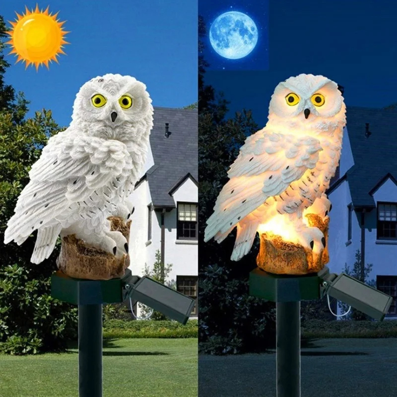 Solar-Eulen-Statue Gartenleuch – Halo Outdoor Lighting Bewertung und Preis