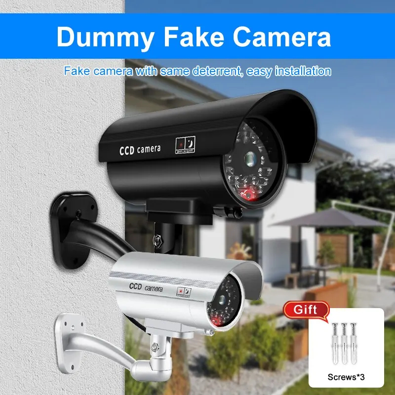 1 x Dummy-Überwachungskamera,  – Outdoor Lighting Video Bewertung und Preis