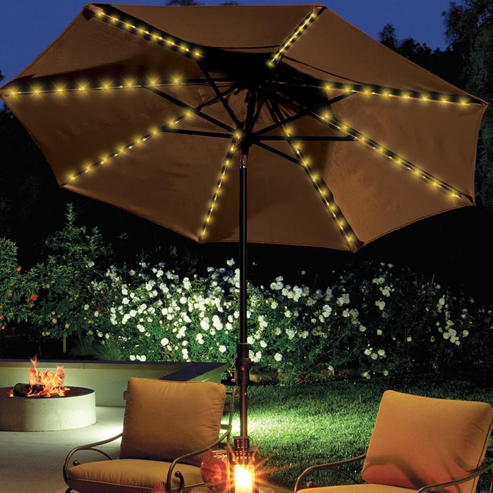 Solar-Sonnenschirm-Lichterkett – Halo Outdoor Lighting Bewertung und Preis
