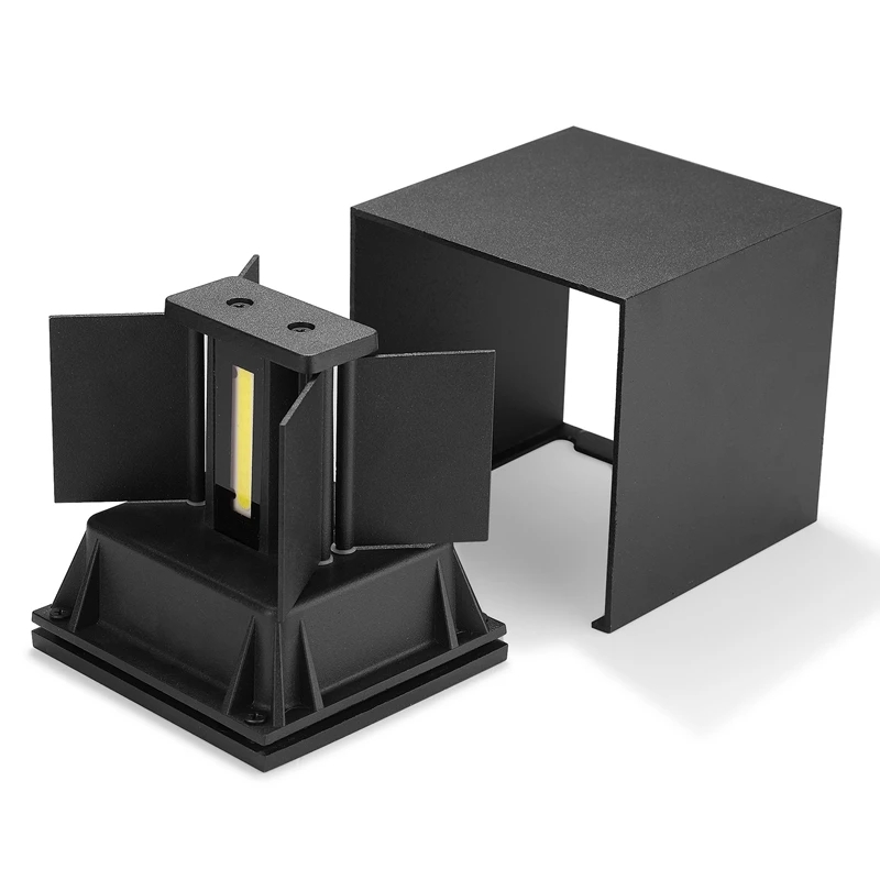 Moderne Quadratische 6W 12W LE – Outdoor Lighting Lux Bewertung und Preis