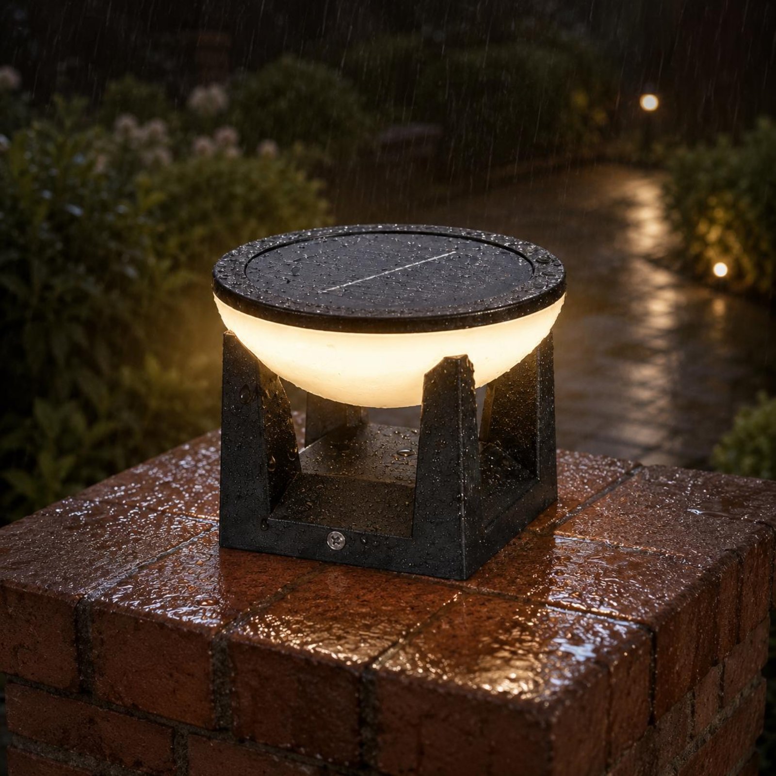 Solar-Pfostenleuchte Einfach z – Outdoor Lighting Traditional Bewertung und Preis
