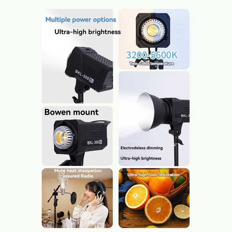 300W Bi-LED-Videoleuchte, kont – Outdoor Lighting Video Bewertung und Preis