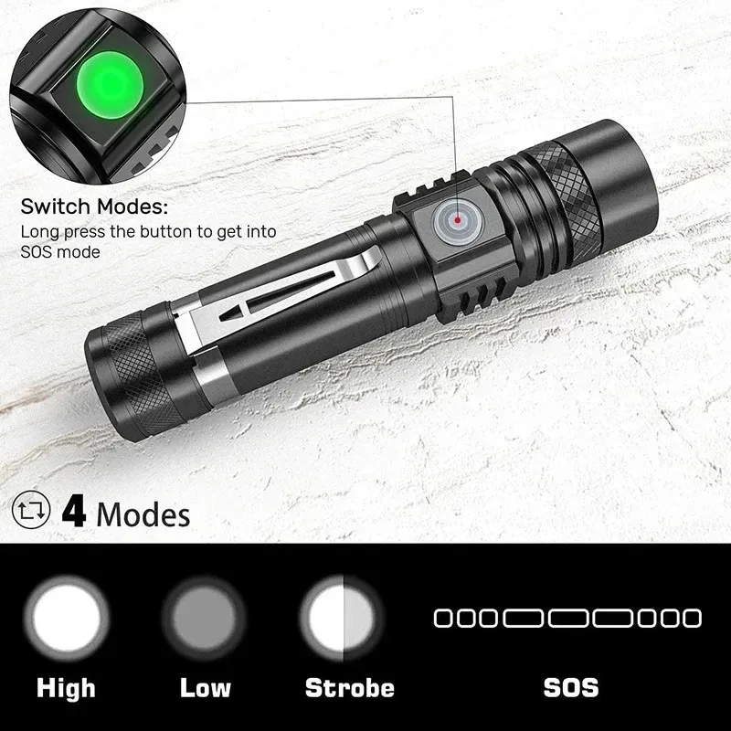 T6 LED Wiederaufladbare Tasche – Outdoor Lighting Lowes Bewertung und Preis