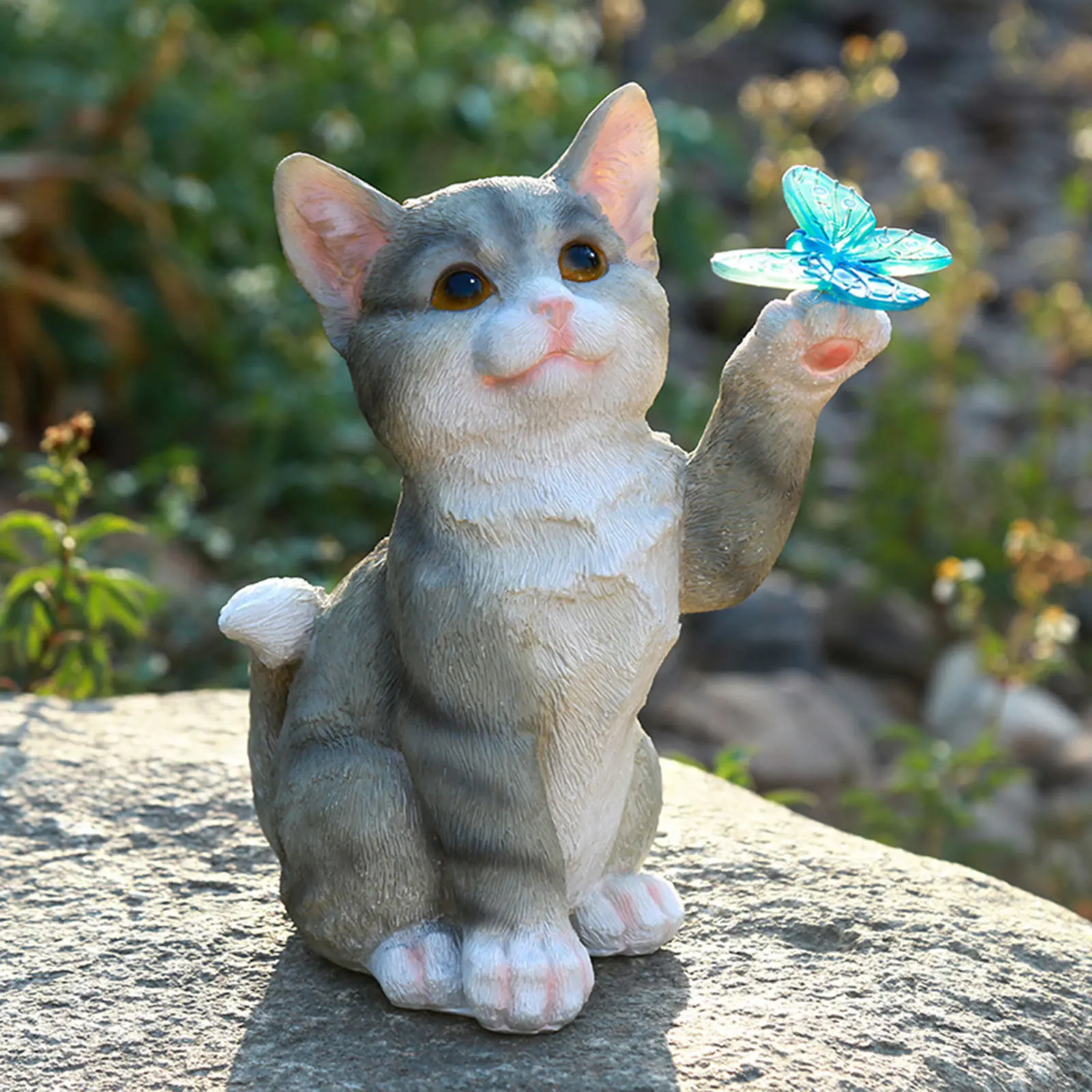 Outdoor Katze Skulptur Figur A – Outdoor Lighting Traditional Bewertung und Preis