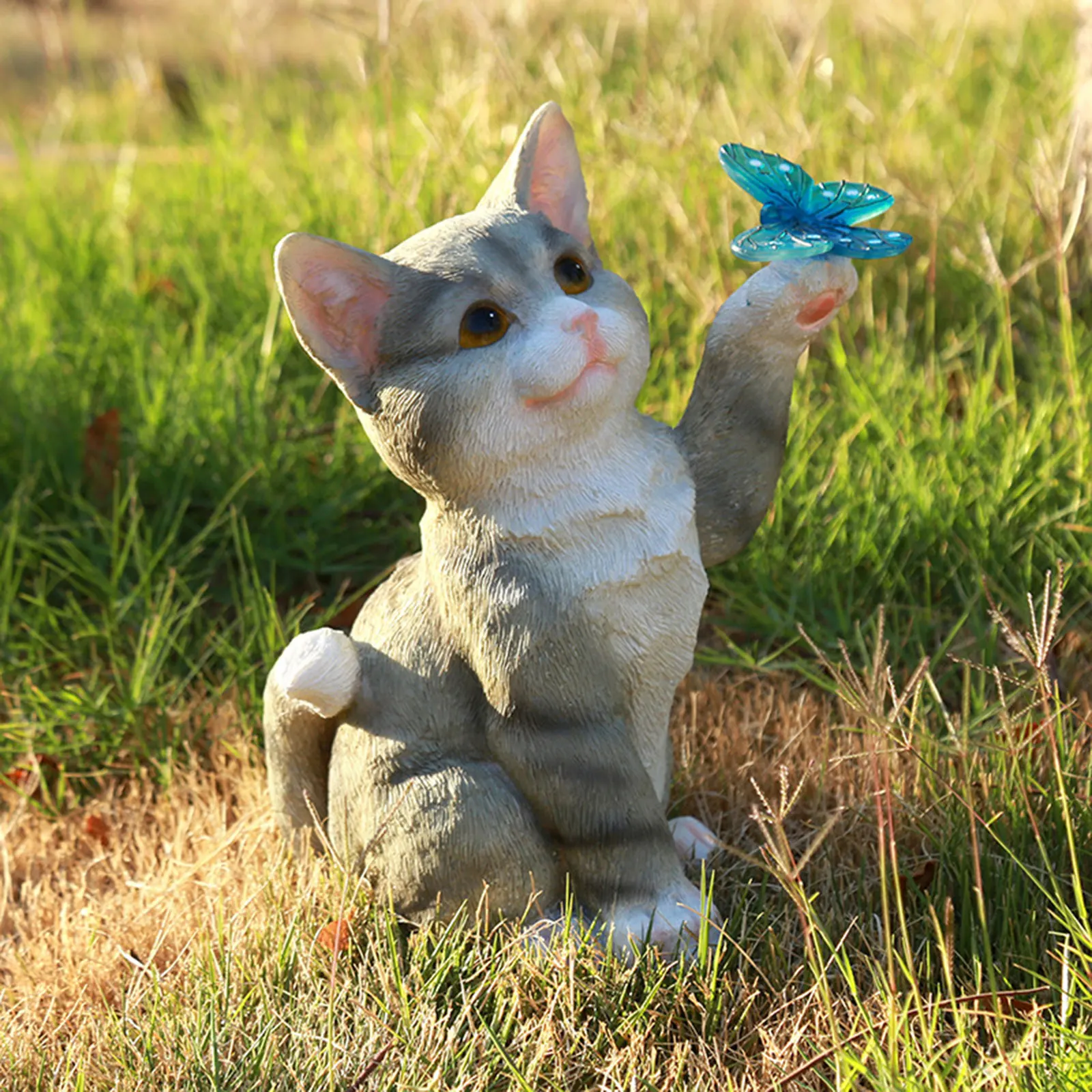 Outdoor Katze Skulptur Figur A – Outdoor Lighting Traditional Bewertung und Preis