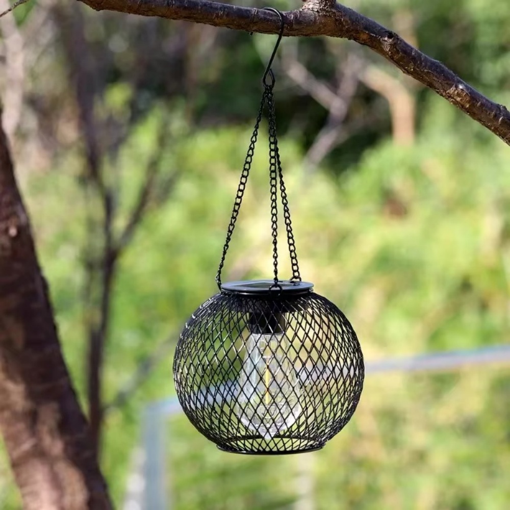 Solar-Laterne aus Eisen, kugel – Outdoor Lighting Traditional Bewertung und Preis